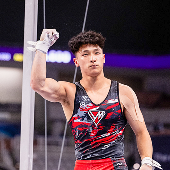 Yul Moldauer Claims Third US Title on Parallel Bars, Secures Spot in Olympic Trials